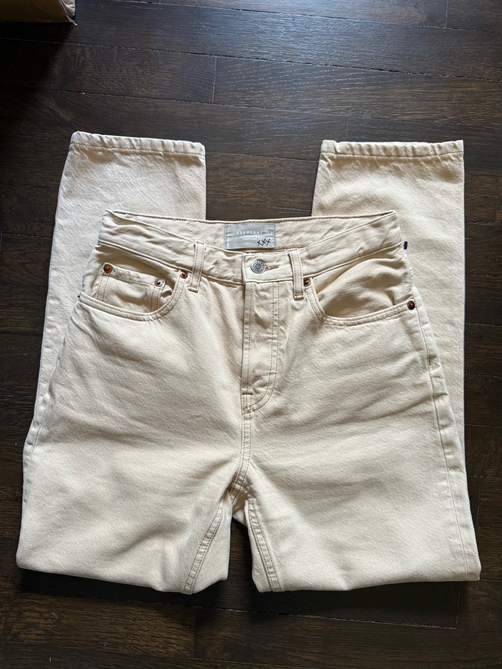 Everlane Beige The 90s Cheeky Jean